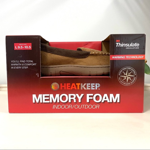 heatkeep memory foam slippers